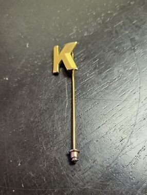 Letter K pin